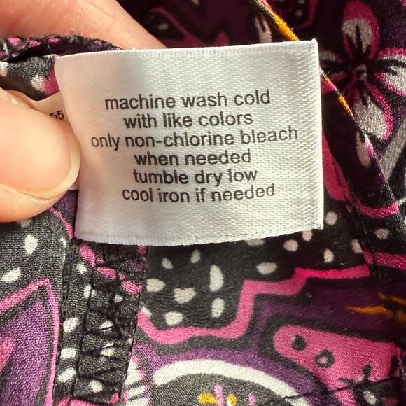 Lane Bryant Whimsical Paisley Tropical Bloomcore Ruffle Bell Sleeve Blouse 16 - Picture 8 of 9